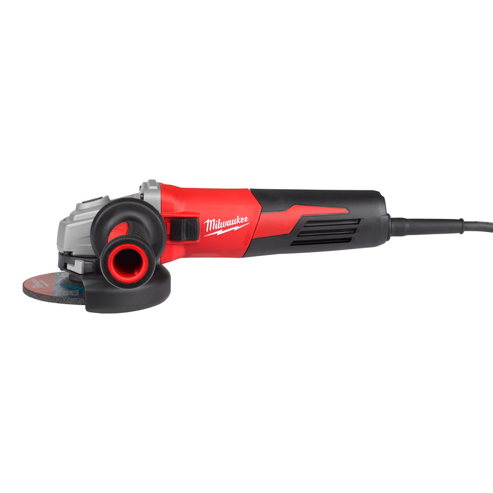 Amoladora 1250 W  - Diám. Disco 125 mm, emp antivibración, vel constante y sist. Anti-Kickback