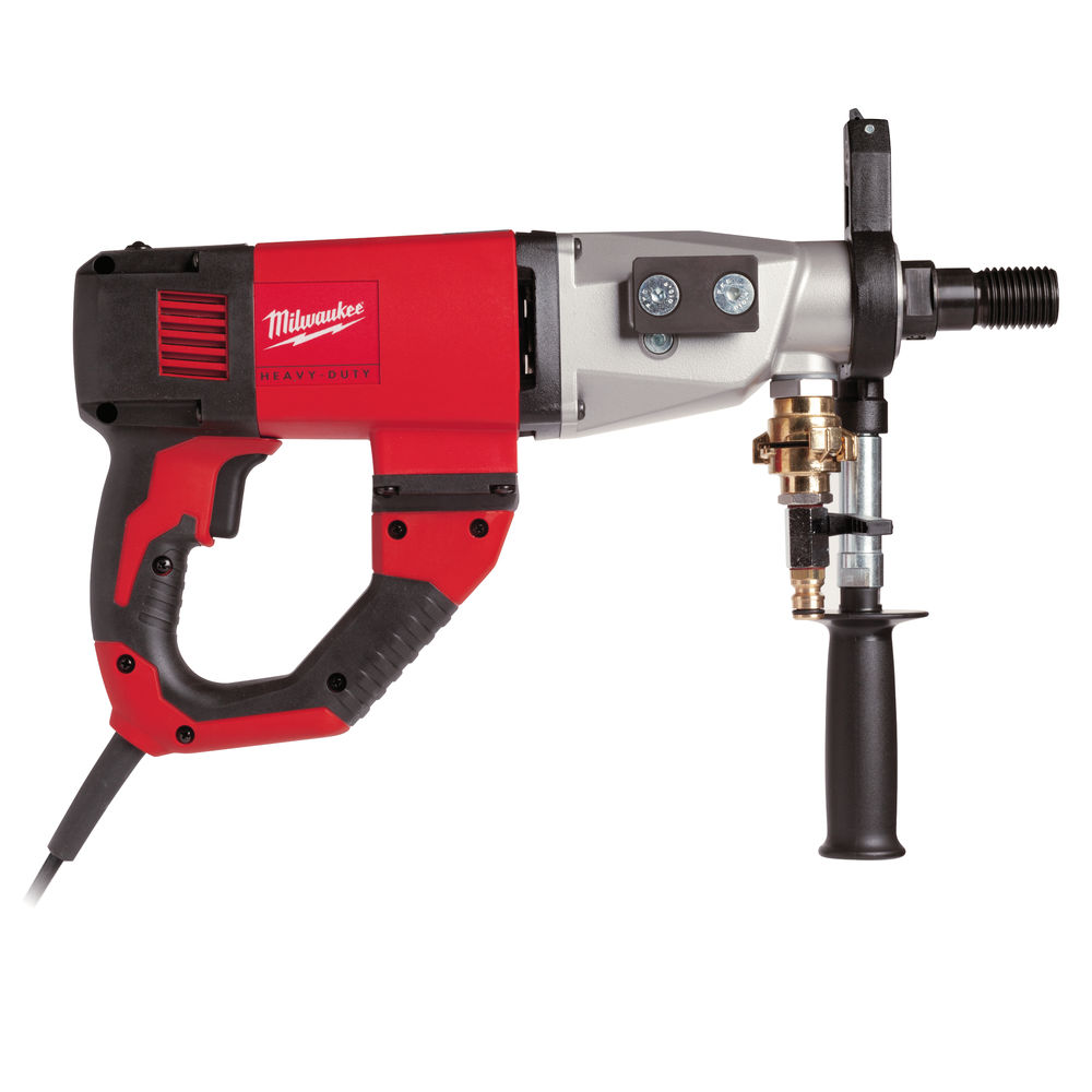 Motor taladro diamante seco y húmedo 1900W, 3 velocidades, arranque suave e interruptor de seguridad. Cap máxima de 152mm