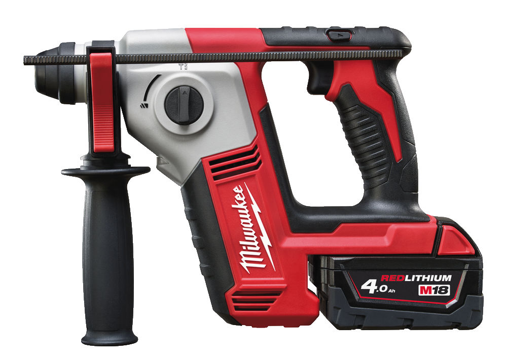 Martillo Compacto 18V 4,0Ah, SDS-plus, 2 modos  y 2 baterías-1,2J