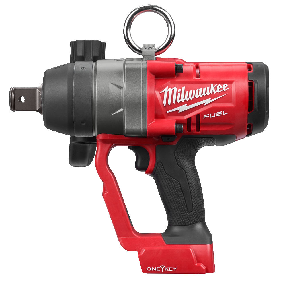 Llave de impacto de alto par M18 FUEL™ ONE-KEY™, recepción 1" con anillo de fricción, 4 modos, máximo par de apriete 2033Nm, máximo par de desapriete 2400Nm. Se suministra en versión cero, sin baterías ni cargador, en HD-box