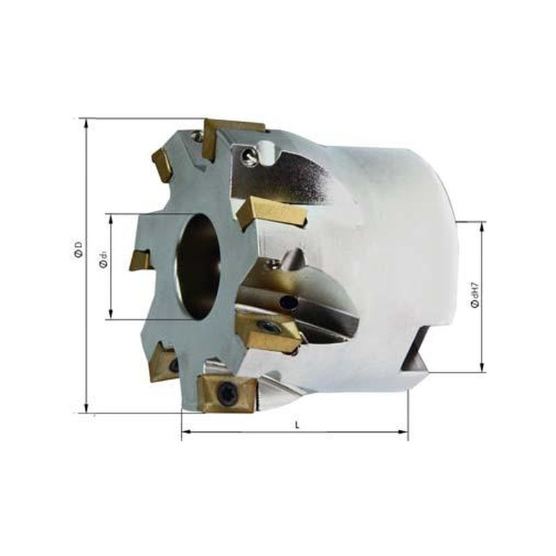 Portacuchillas ang. 90 Z6 refrigeracion internaD40mm para APKT10
