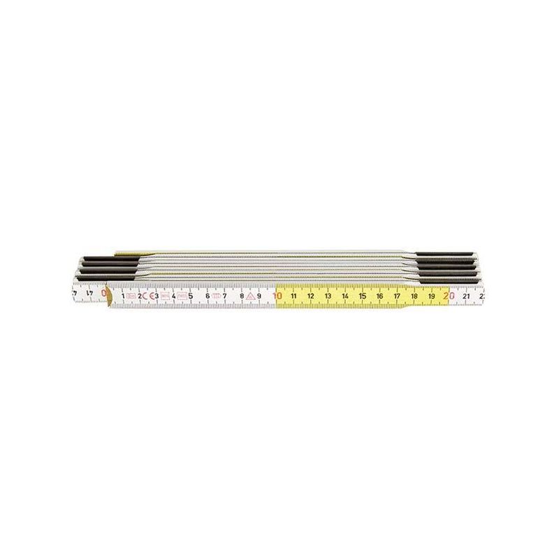 Metro plegable madera haya2m amarillo-blancoHULTAFORS