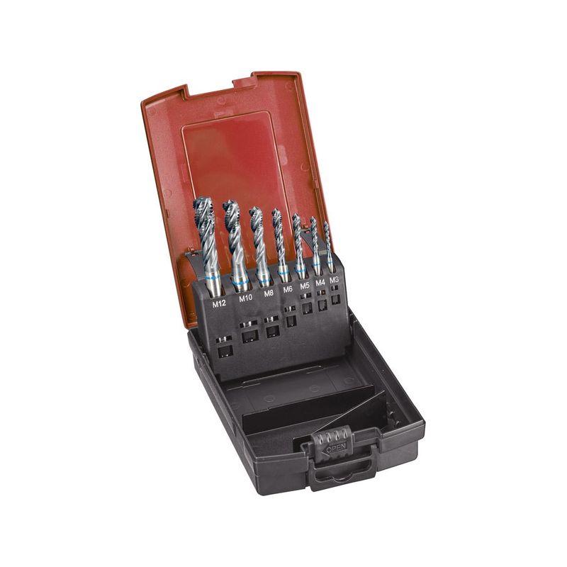 Machos roscar a maquina, DIN376 HSSETiALN INOX 6HX M3-M12FORMAT GT