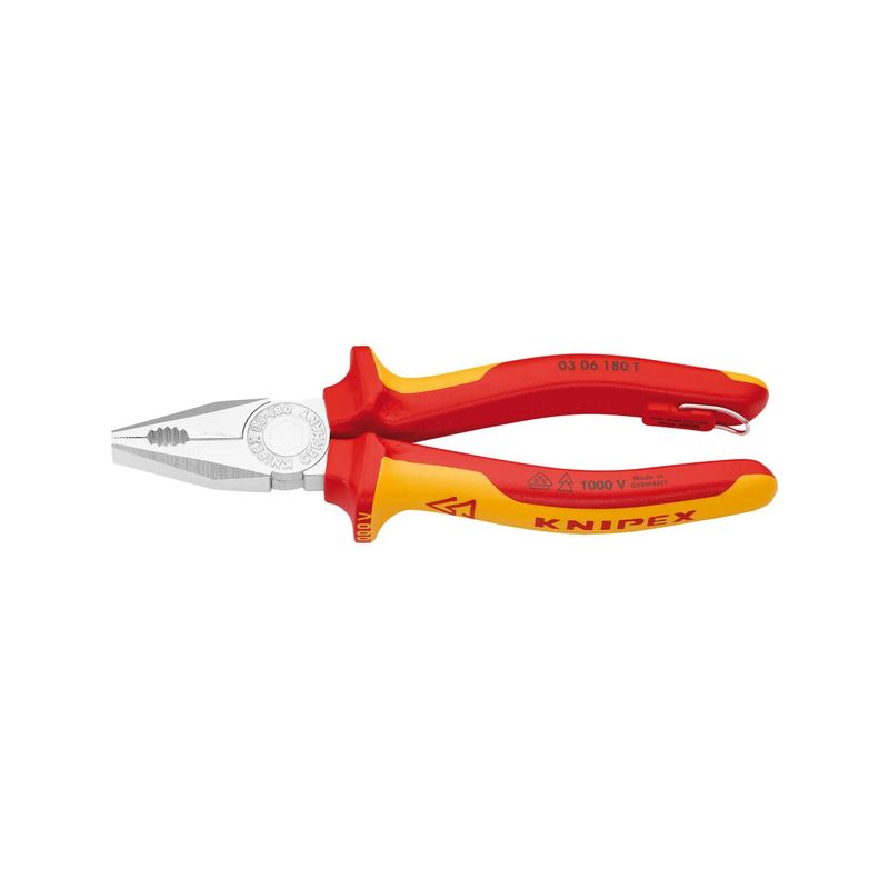Alicate universal VDE TT 180mm con mango de plast. Knipex