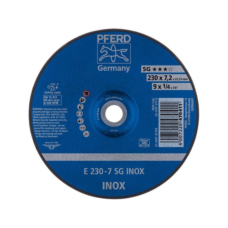 Disco abras.d.desbaste 178-8,3mm Rüggeberg