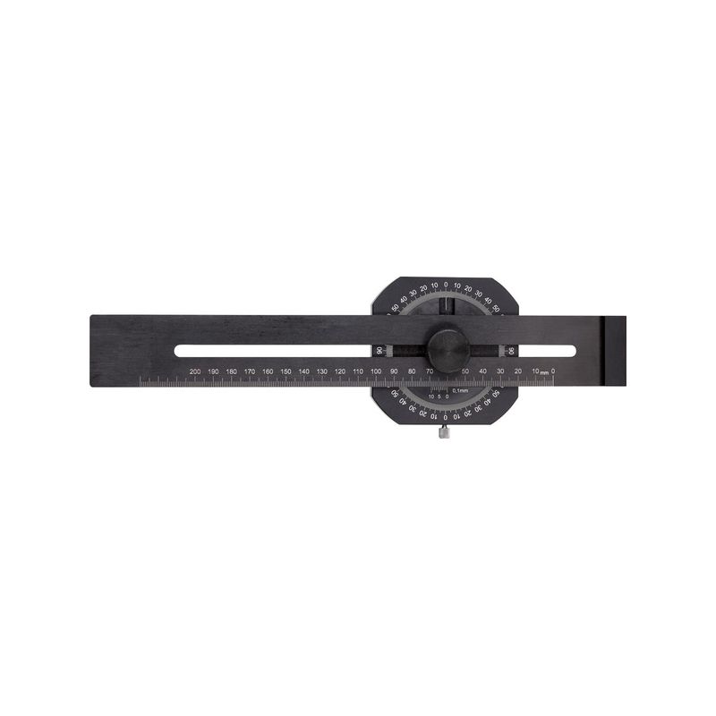 Gramil de precision con medidor de grados200mm FORTIS