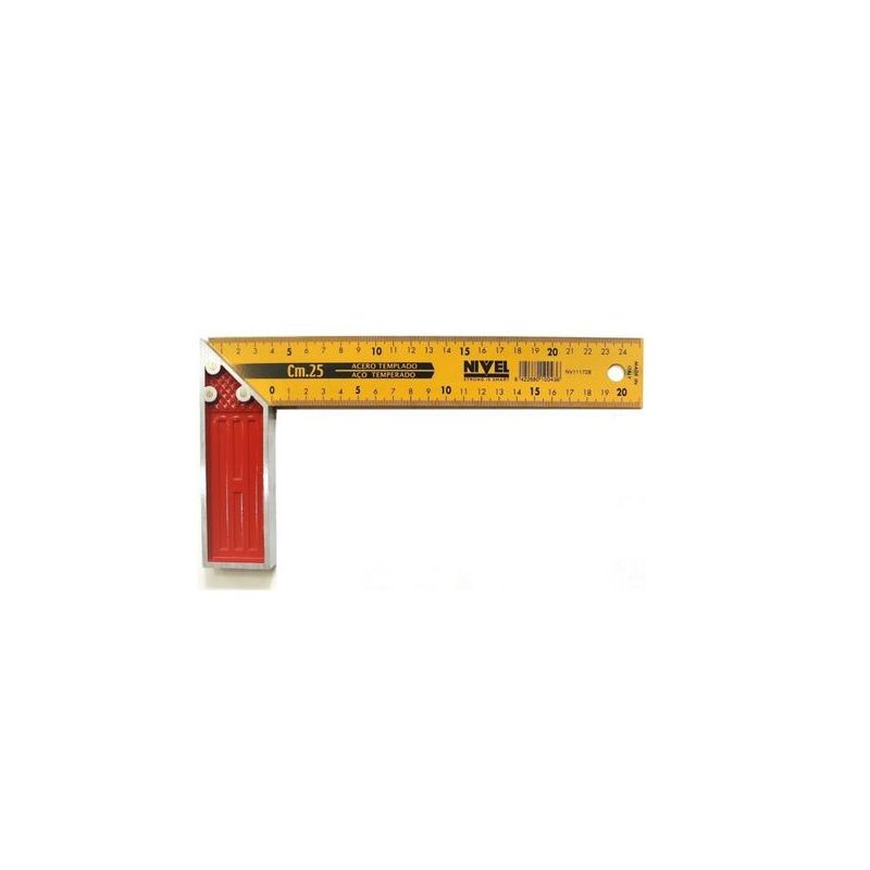 ESCUADRA MEDIC CARPINTERO 250MM ALU NIVEL
