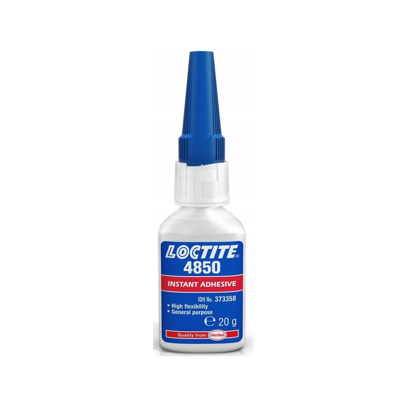 LOCTITE 4850 ES ADHESIVO INSTANTÁNEO FLEXIBLE VISCOSIDAD MEDIA Botella 20 g