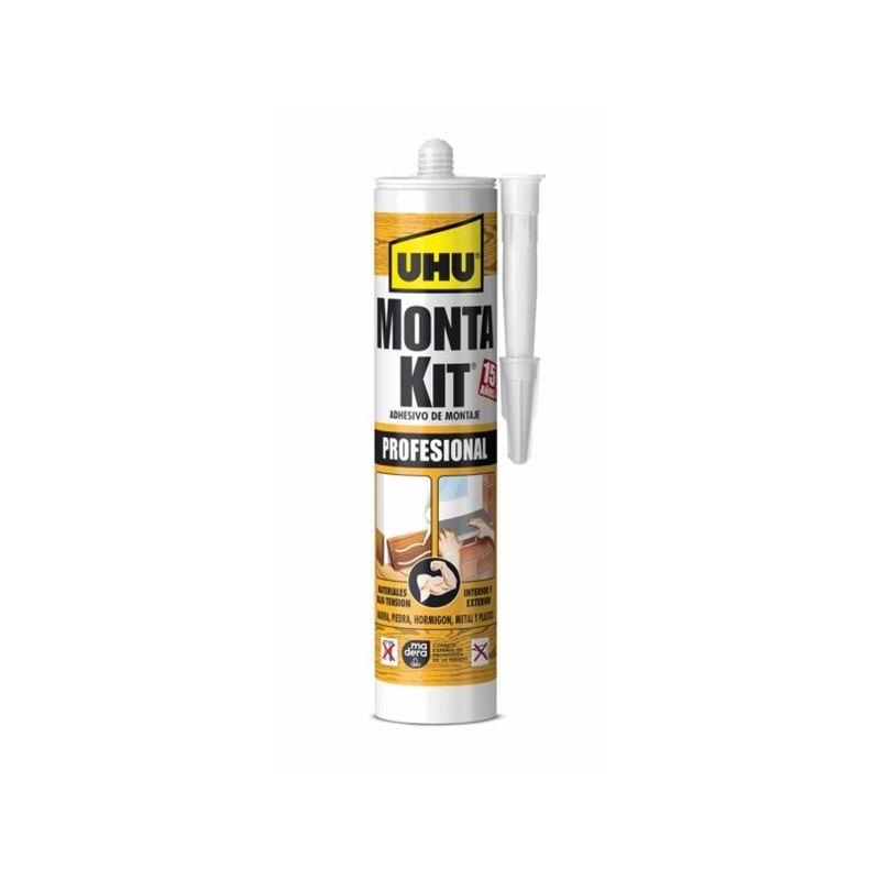 ADHESIVO MONTAJE PROF 350 GR BEI MONTAKIT CART UHU