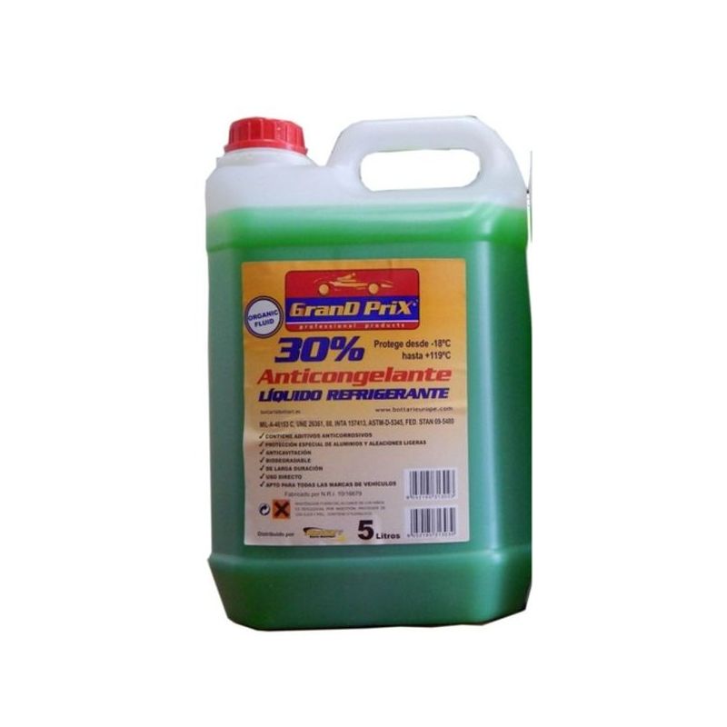 ANTICONGELANTE COCHE REFR. 5LT 30% -18§ VER 5 LT BOTTARI
