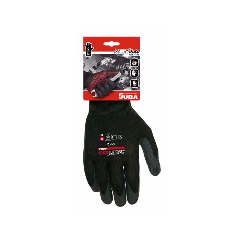 GUANTE MONTAJE XL10 P/NIT JUBA NYL NE