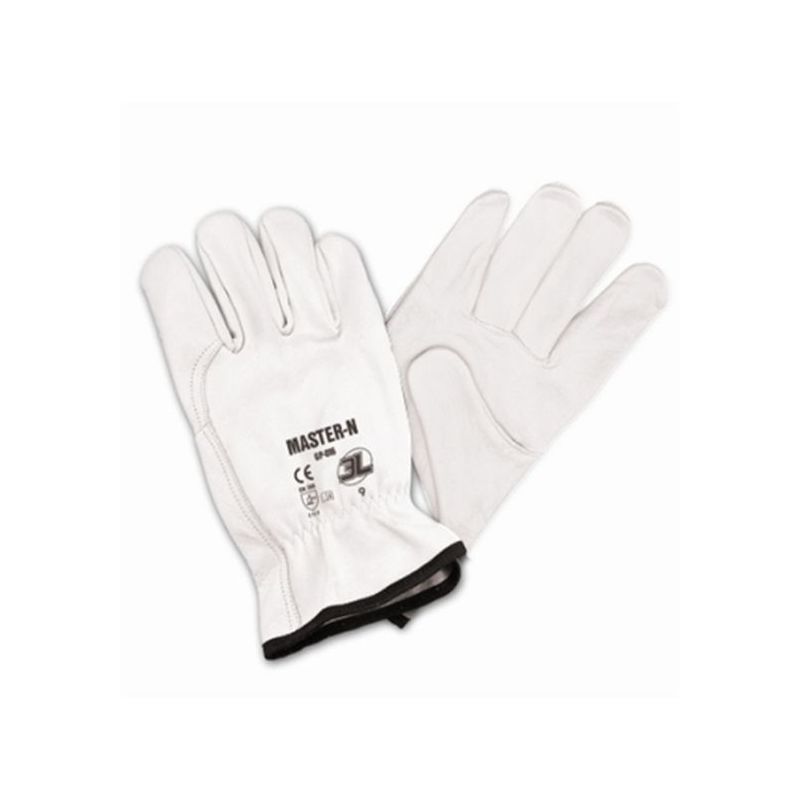 GUANTE MECANICO XL10 MASSTER N PIEL BL 3L