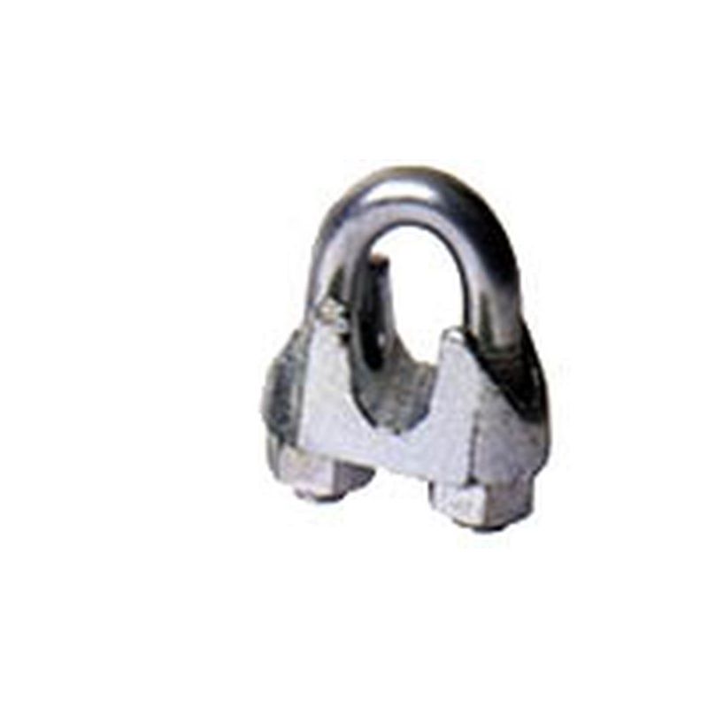 SUJETACABLE SUJ 741 3/16"Ø4-5 ACERO GALV GARRA 50 PZ