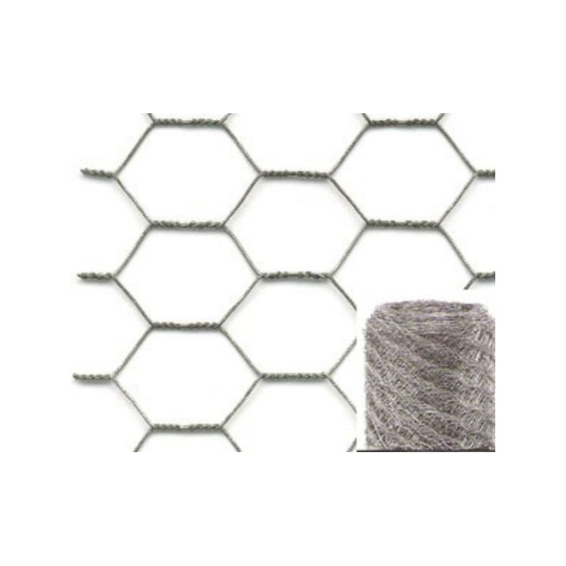MALLA CERC TRIPLE TORSION 31X0,9MM 1X50M AC GALV NIVEL