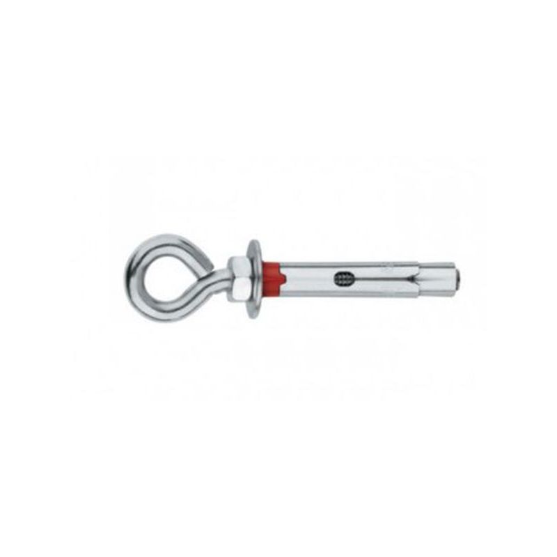 ANCLAJE GANCHO CERR. 08x060MM Ø 10MM MET. CINC 100 PZ INDEX