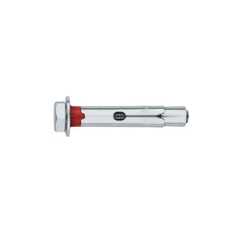 TACO TORNILLO HEX ANTIGIRO 12x080MM Ø 16 MET. CINC CH 50 PZ