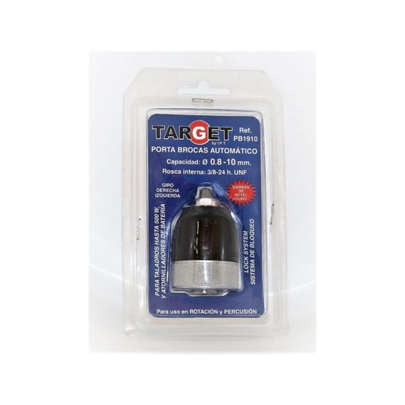 PORTABROCAS TAL AUT 1,5-10 MM 3/8-24H HASTA 500W TARGET
