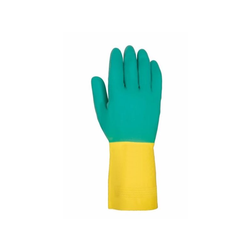 GUANTE QUIMICO S7 622 LATEX VE/AM JUBA