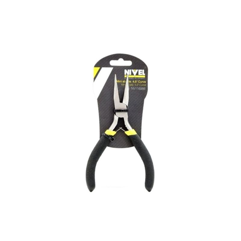 ALICATE MINI B/CURVA 4,5" NIVEL