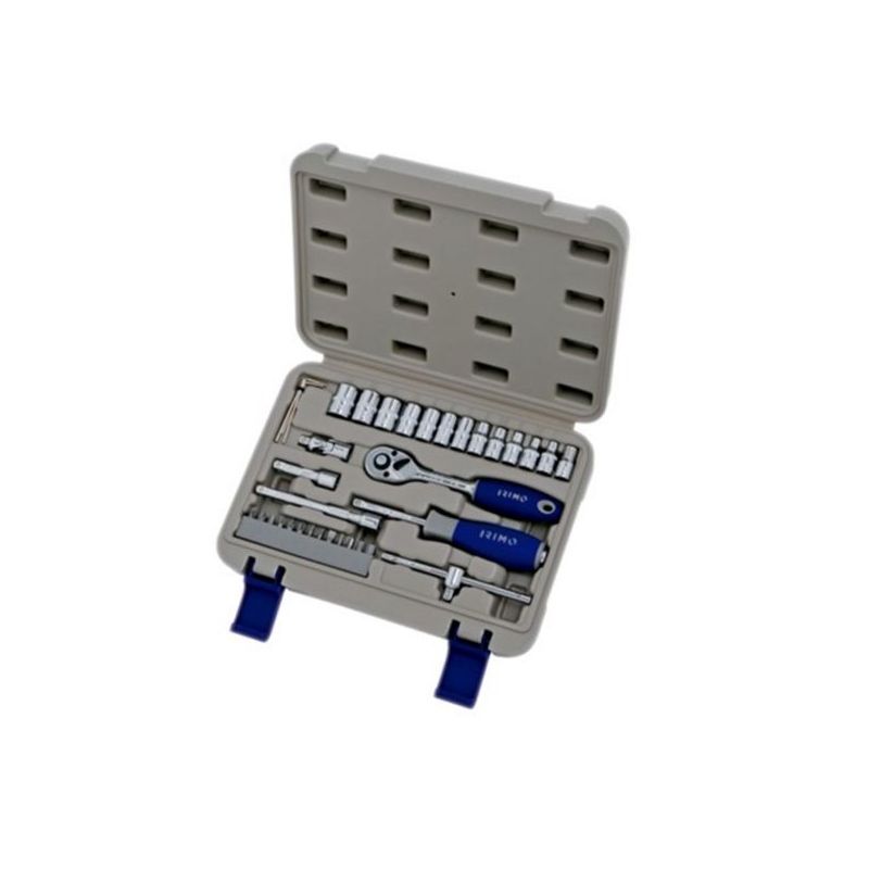 LLAVE VASO HEXAG. 1/4" +PUNTAS IRIMO 35 PZ
