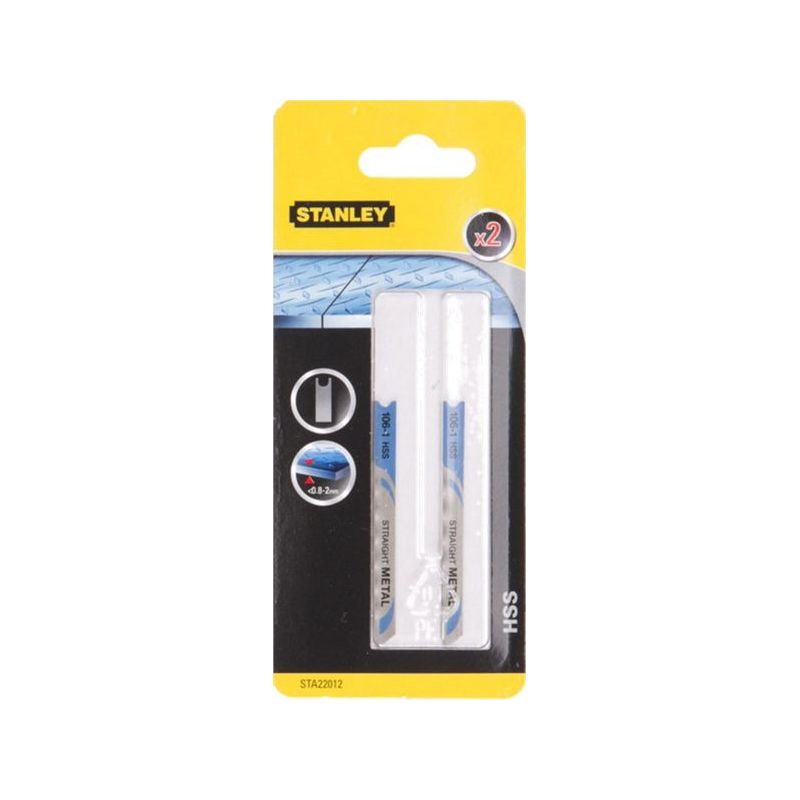 HOJA SIERRA CALAR ACERO 0,8-2,2MM VAST."U" C/RECTO STANLEY 2
