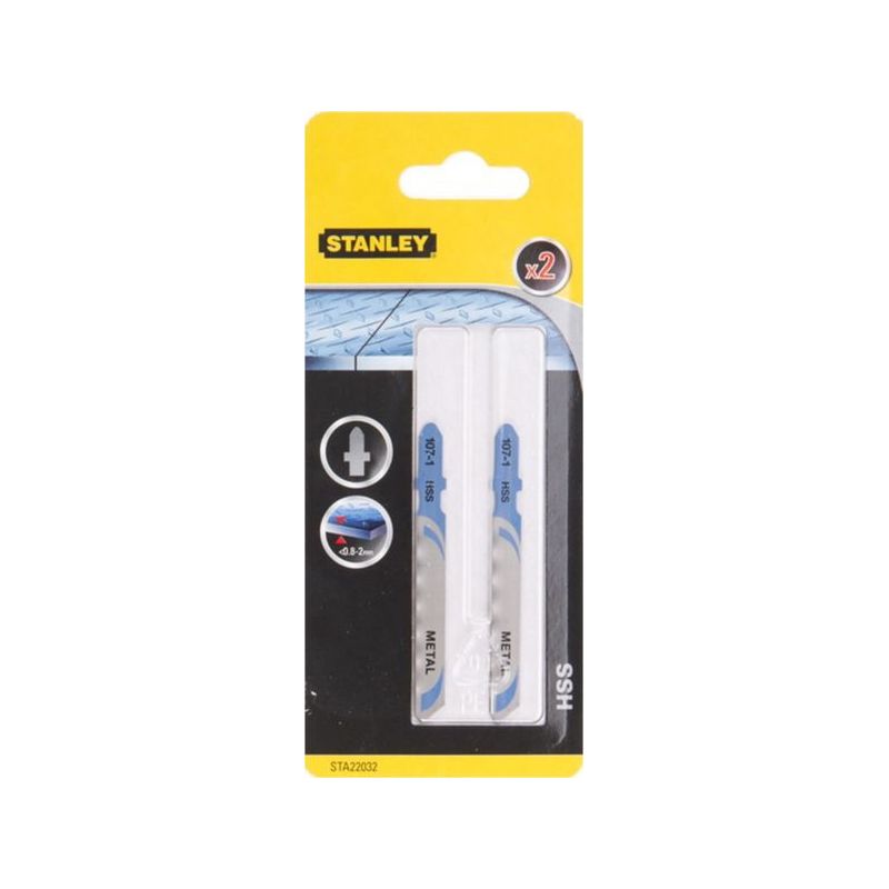 HOJA SIERRA CALAR ACERO 0,8-2,2MM VAST."T" C/RECTO STANLEY 2
