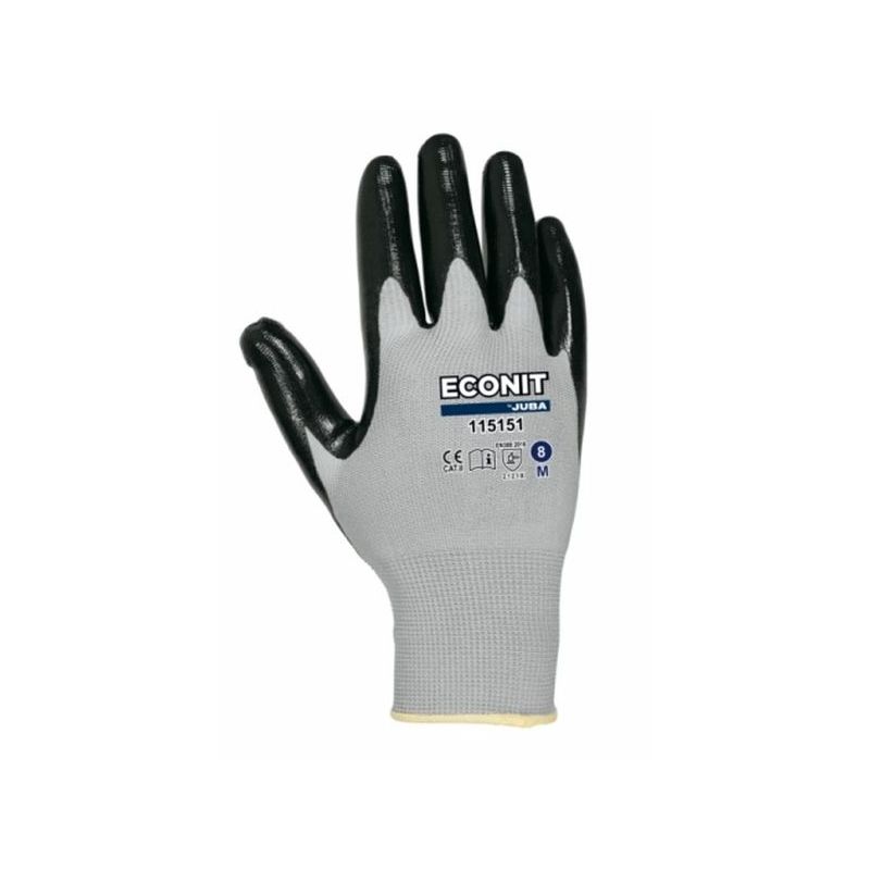 GUANTE MECANICO S07 NEGRO ECO-NIT NYL GR JUBA
