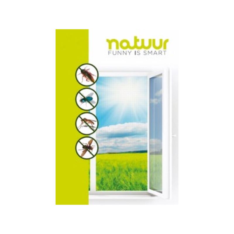 MALLA MOSQ 130X150 CM VENTANAS NATUUR BL C/TEX M/H NT95620