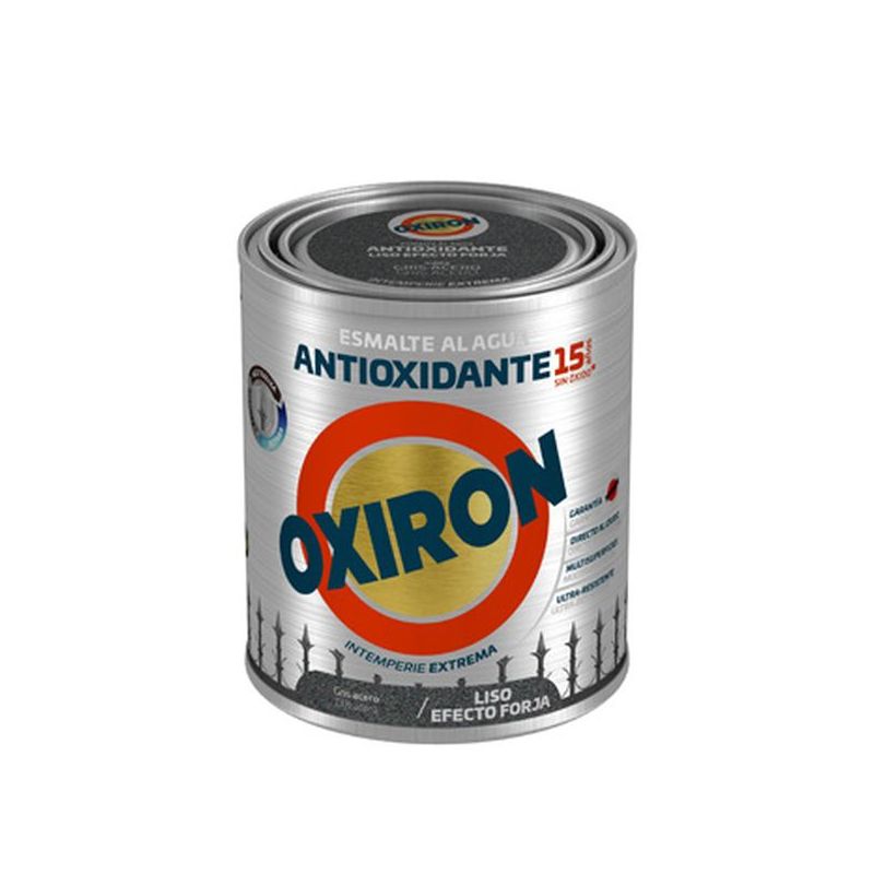 ESMALTE ANTIOXI. 750 ML GR/AZU EXT. LISO TITAN EF FORJA OXIR