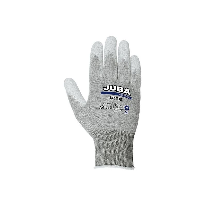GUANTE ANTIESTATICO M10 P/POLIU. ANTIESTATIC NYLON/FIBCAR GR