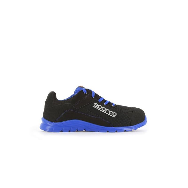 ZAPATO SEG T45 S1P PU-MD-SRC PRACTICE MALLA TRANS. NEGRA/AZU