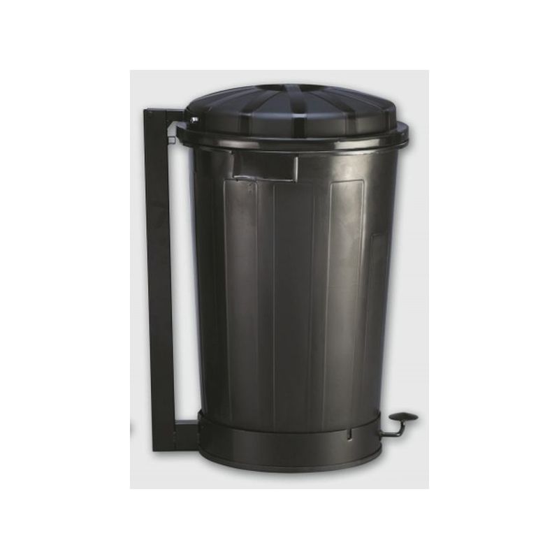 CUBO IND 95 LT CON PEDAL DENOX PP NEGRO 23190
