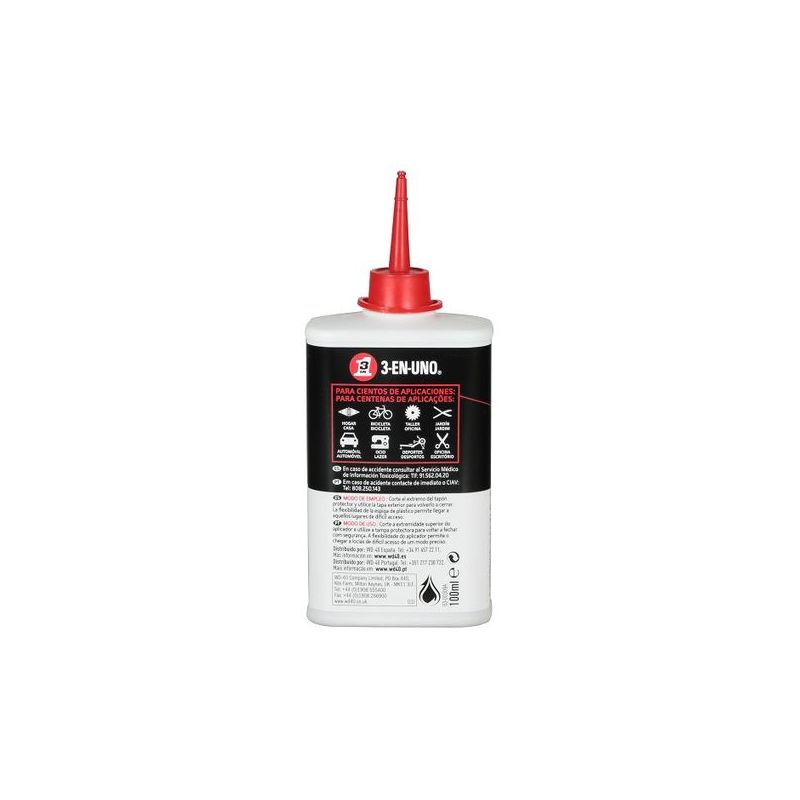 ACEITE LUBRICANTE MULTI GOTERO 3-EN-UNO 100 ML