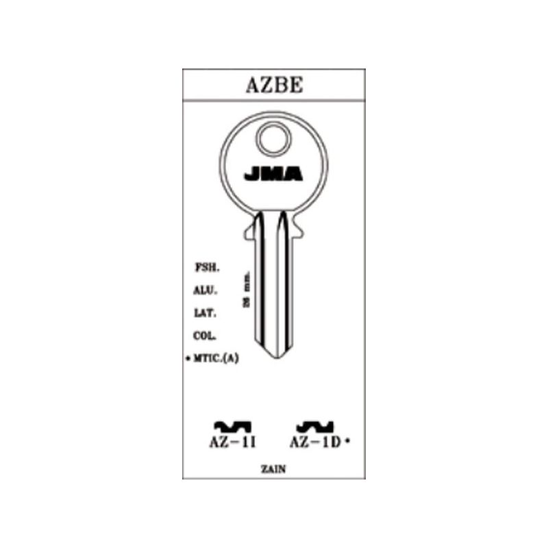 LLAVE CILINDRO EN BRUTO JMA ALU LILA FAC-11D LILA