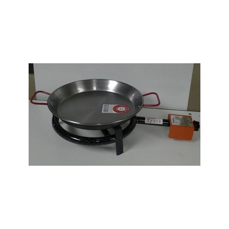 PAELLERO GAS BUTANO 1 FUEGO 30CM + P.32CM H. M300 LA IDEAL