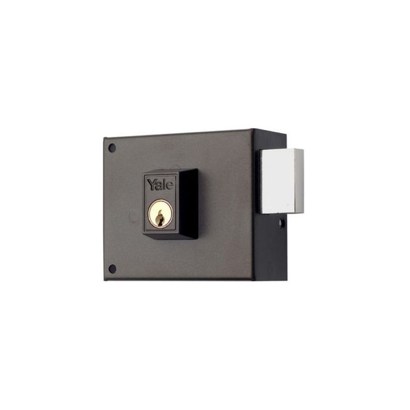 CERRADURA SOBR. 80X48MM 12480DHP H.PINT. S/PAL DCHA YALE