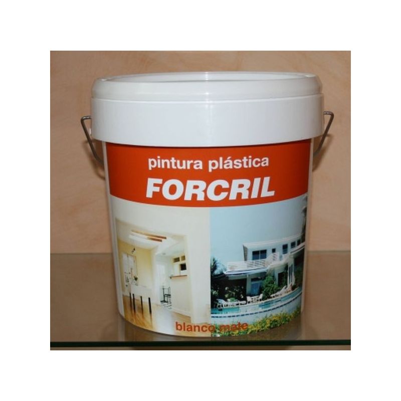 PINTURA PLAST MATE 10 LT EXT. BL FORCRIL BUPISA 10 LT
