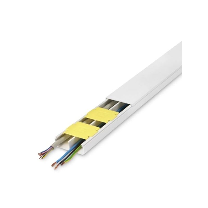CANALETA ELEC 53X20MM ADH PVC BL INOFIX 8 PZ