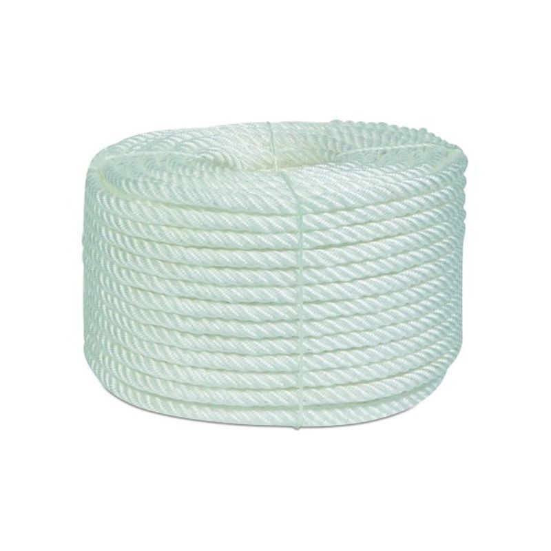 CUERDA TORCIDA 06MM PP BL 4 CABOS HYC 100 MT