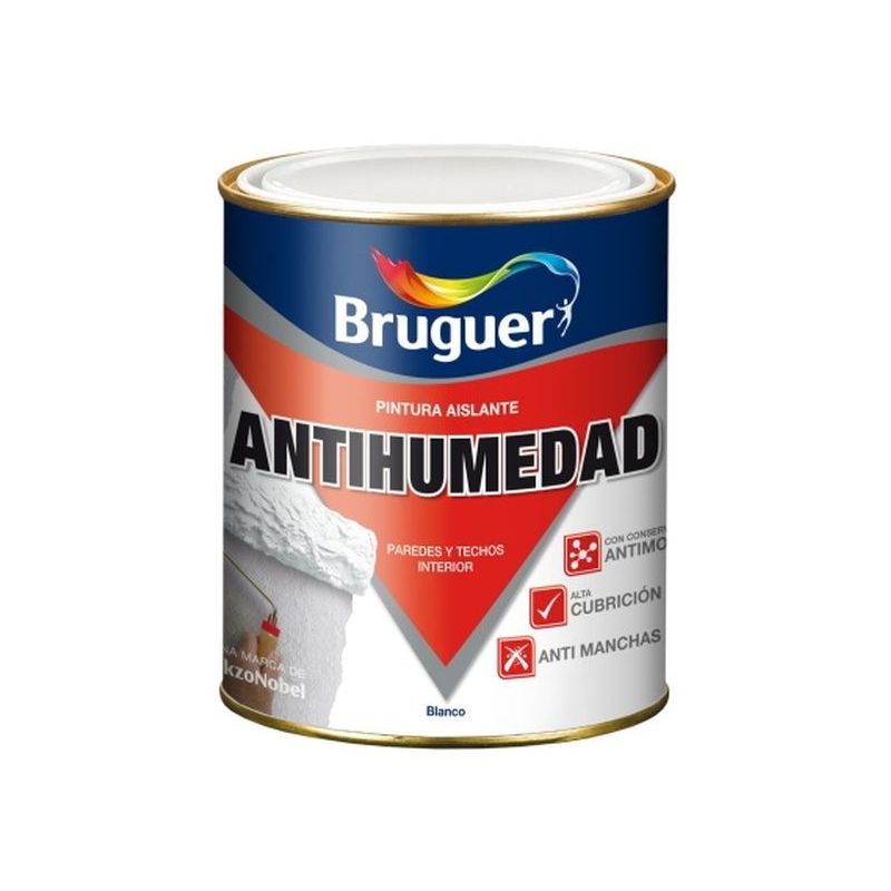 PINTURA ANTIHUMEDAD MATE 750 ML BL SINTETICA BRUGUER