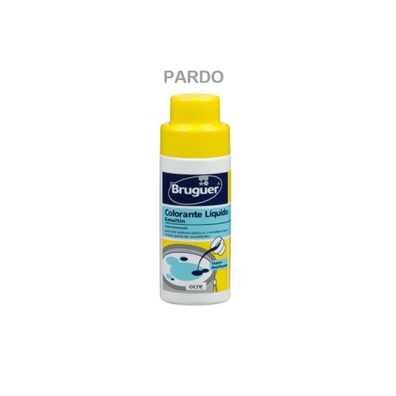 TINTE CONCENTRADO AL AGUA 50 ML PARDO EMULTIN BRUGUER