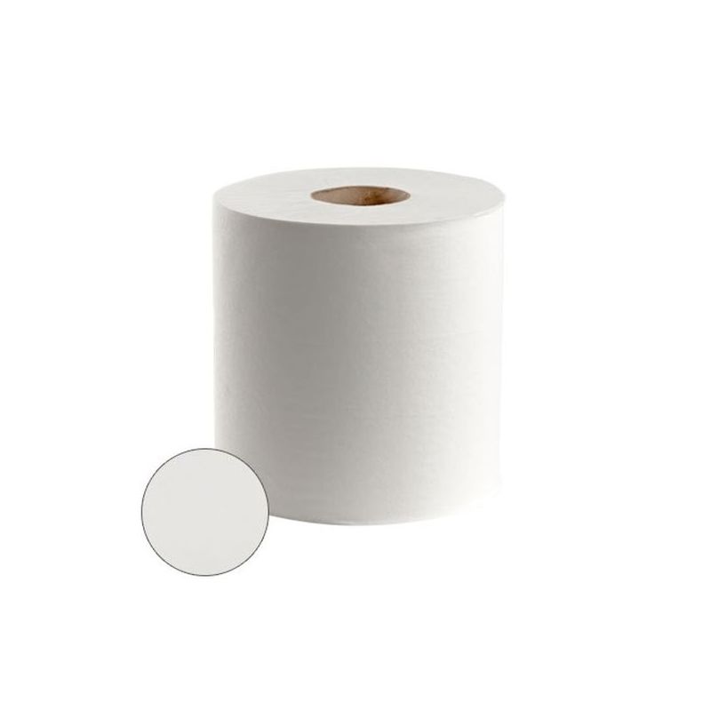 PAPEL MECHA BOBINA 180MT DOBLE CAPA LISMA 6 PZ