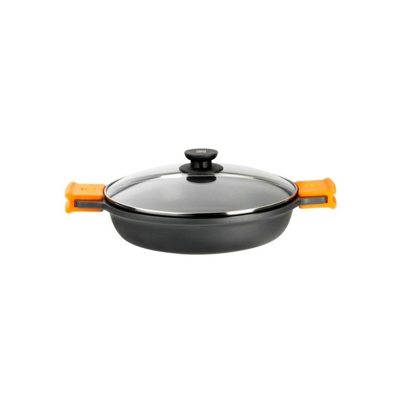CACEROLA BAJA 30CM C/TAPA IND AL/FU EFFICENT BRA