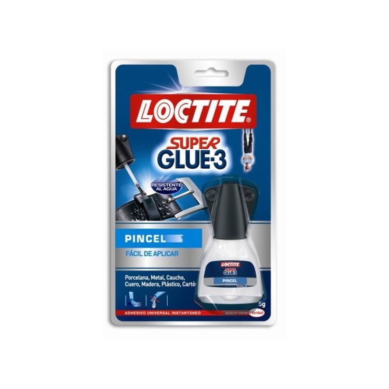 PEGAMENTO INSTANTANEO PINCEL 5 GR SUPER GLUE3 LOCTITE