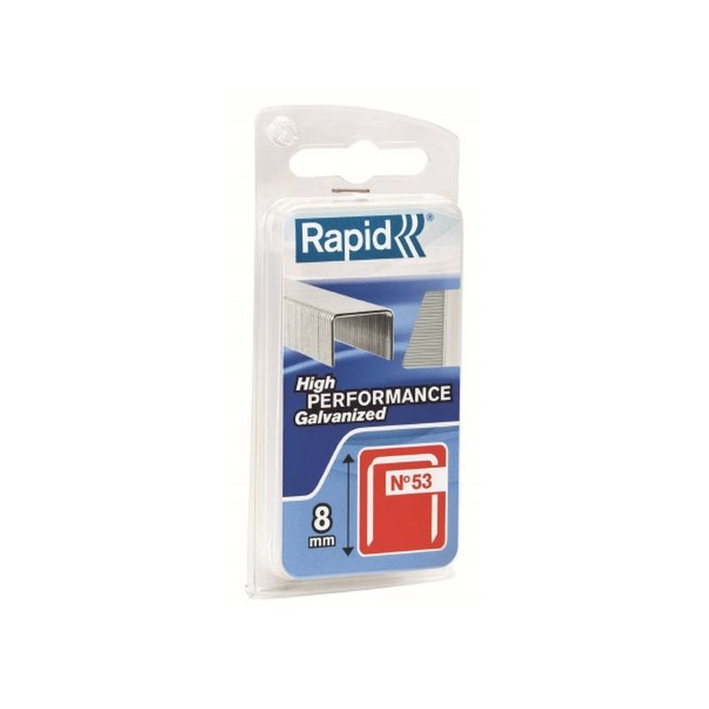 GRAPA GRAPADORA MODELO 53 10MM FINA ACERO RAPID 1.080 PZ