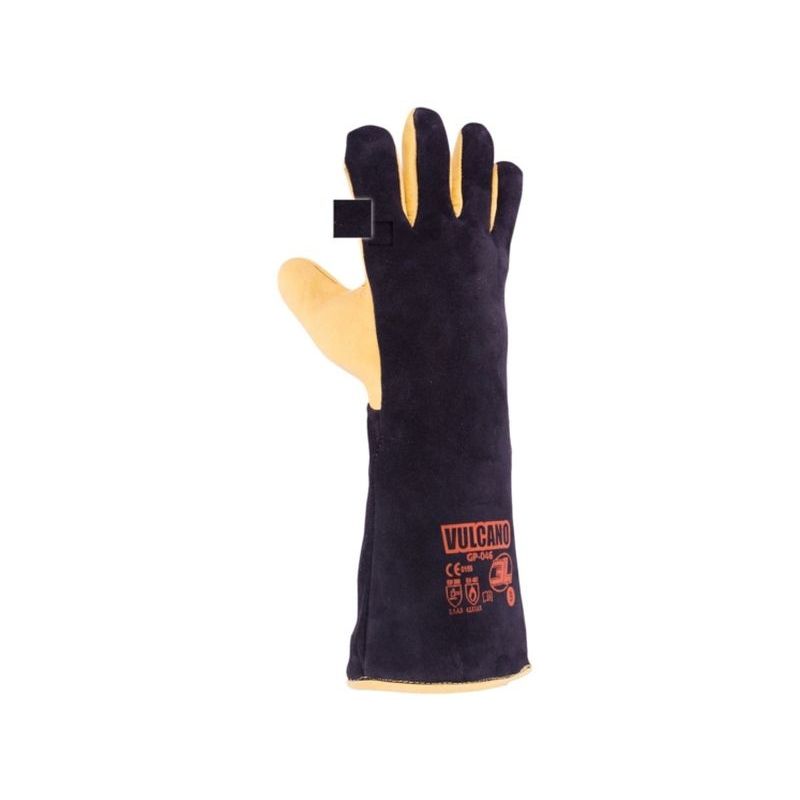 GUANTE SOLD 9 VULCANO PIEL NE 3L