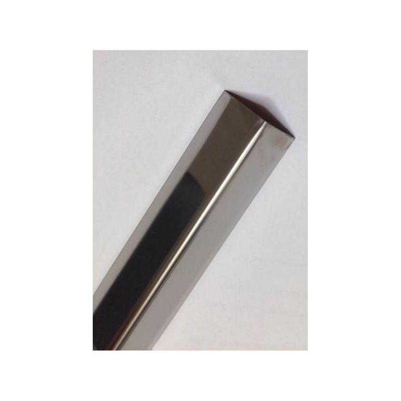ESQUINERO PARED 25X25X2,70MT ADH RUFETE MET ACERO INOX 11001