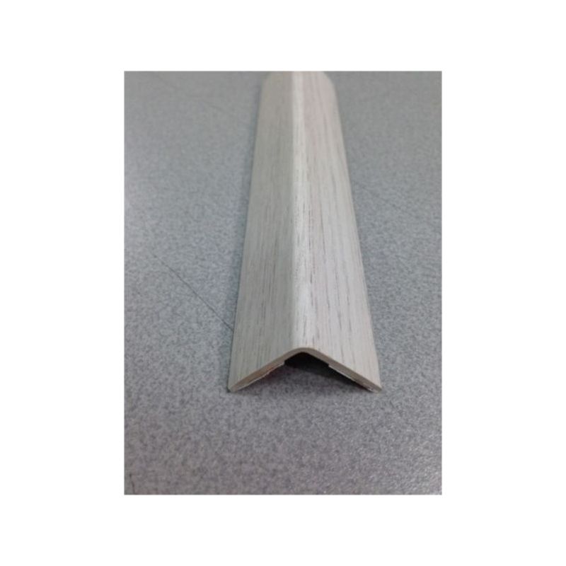 ESQUINERO PARED 25X25X2,60MT ADH RUFETE PVC ROBLE POL 41551