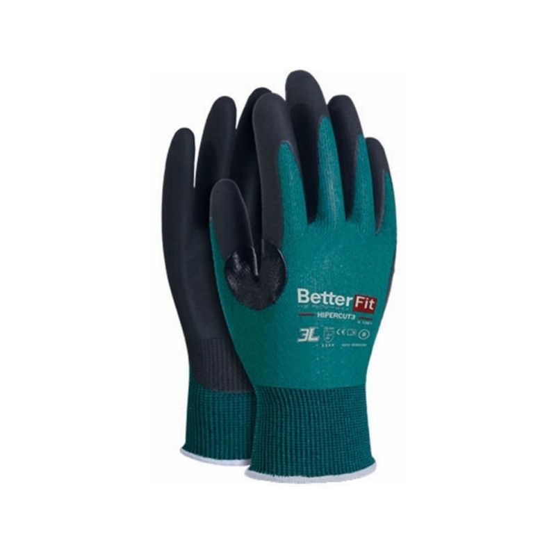 GUANTE ANTICORTE XL10 NITRILO HYPERCUT SINT. VER 3L