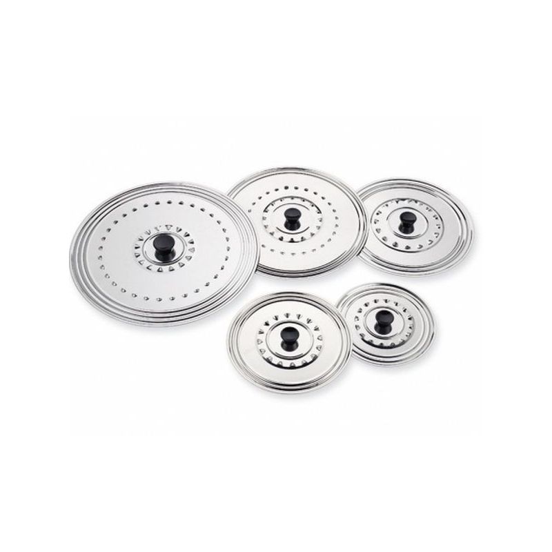 TAPA COC 30CM SALPICADURAS INOX ILSA